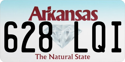AR license plate 628LQI