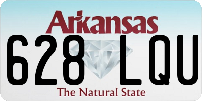 AR license plate 628LQU