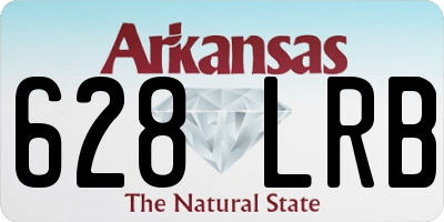 AR license plate 628LRB