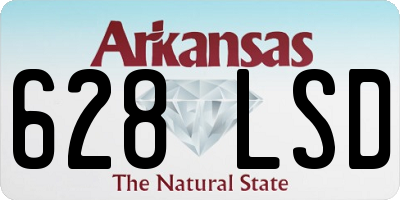 AR license plate 628LSD