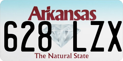 AR license plate 628LZX