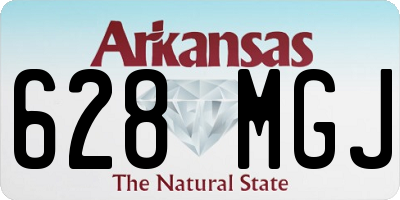 AR license plate 628MGJ