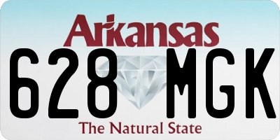 AR license plate 628MGK