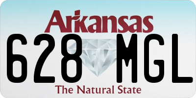 AR license plate 628MGL