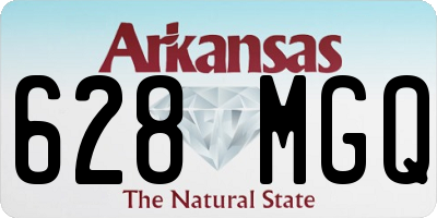 AR license plate 628MGQ