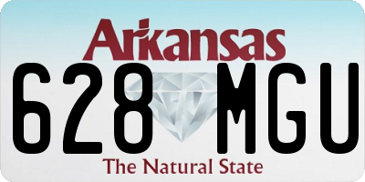 AR license plate 628MGU