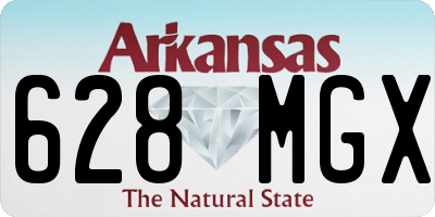 AR license plate 628MGX