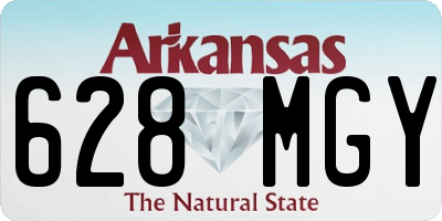AR license plate 628MGY