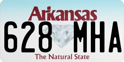 AR license plate 628MHA