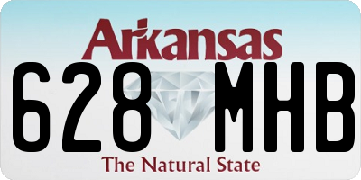 AR license plate 628MHB
