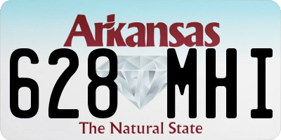AR license plate 628MHI