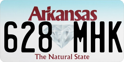 AR license plate 628MHK