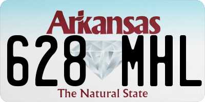 AR license plate 628MHL