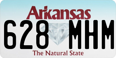 AR license plate 628MHM