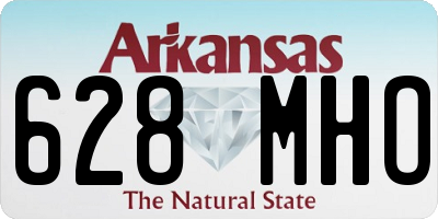 AR license plate 628MHO