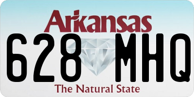 AR license plate 628MHQ