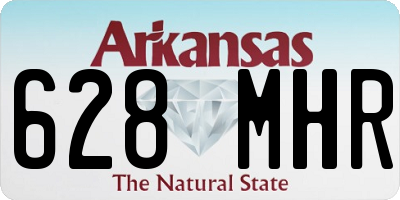 AR license plate 628MHR