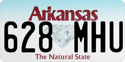 AR license plate 628MHU
