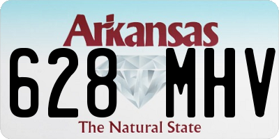 AR license plate 628MHV