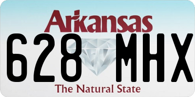 AR license plate 628MHX
