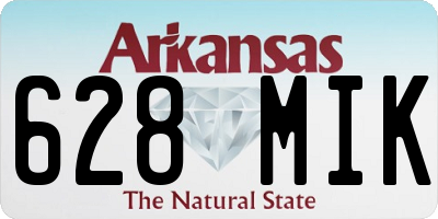 AR license plate 628MIK
