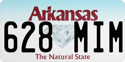 AR license plate 628MIM