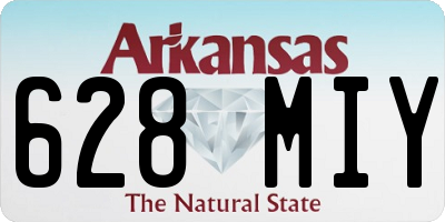 AR license plate 628MIY