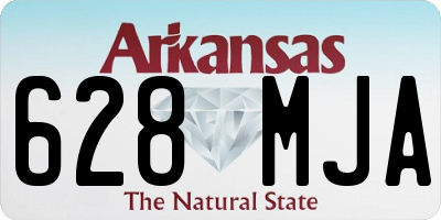 AR license plate 628MJA