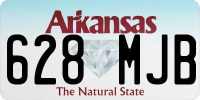 AR license plate 628MJB