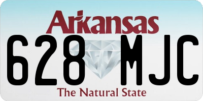 AR license plate 628MJC