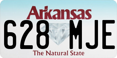 AR license plate 628MJE