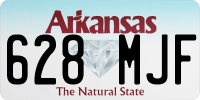 AR license plate 628MJF