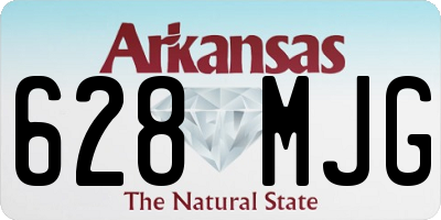 AR license plate 628MJG