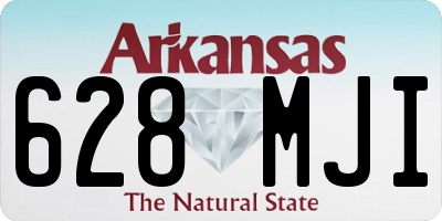 AR license plate 628MJI