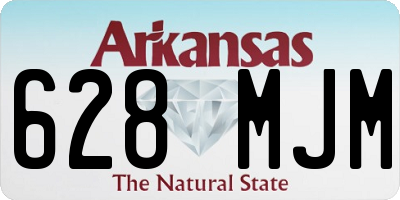 AR license plate 628MJM