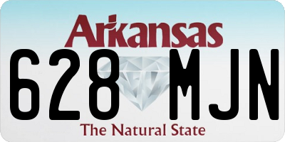 AR license plate 628MJN