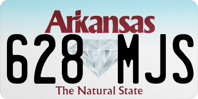 AR license plate 628MJS