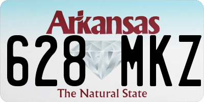 AR license plate 628MKZ