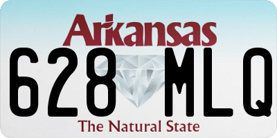 AR license plate 628MLQ