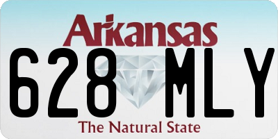 AR license plate 628MLY