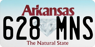 AR license plate 628MNS