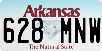 AR license plate 628MNW