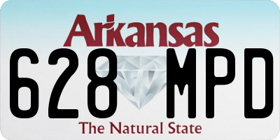 AR license plate 628MPD
