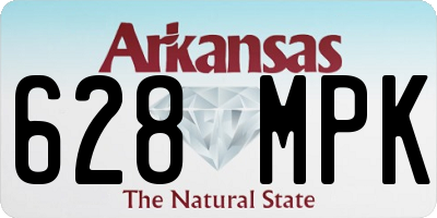 AR license plate 628MPK