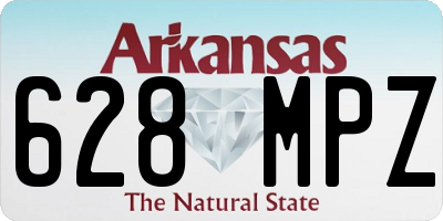 AR license plate 628MPZ