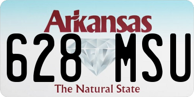 AR license plate 628MSU