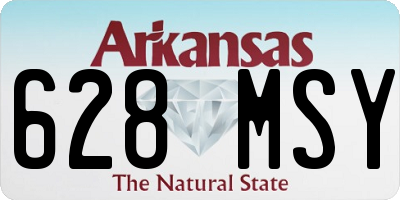 AR license plate 628MSY