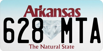 AR license plate 628MTA