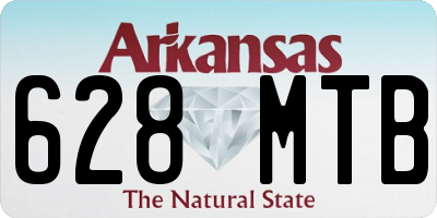 AR license plate 628MTB