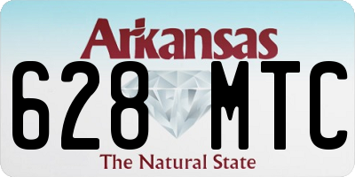 AR license plate 628MTC